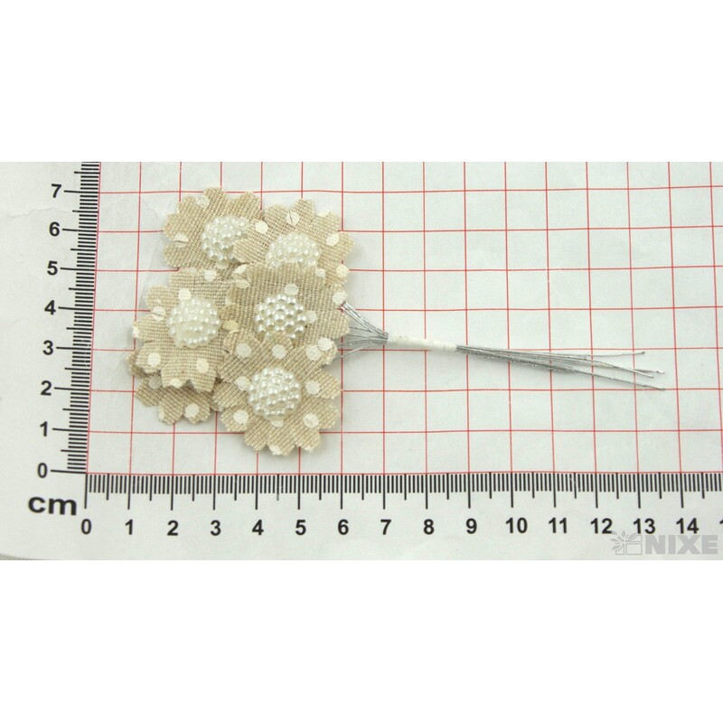 KYTKA JUTA DR. 3x10cm 6ks 12sv*PŘÍRODNÍ