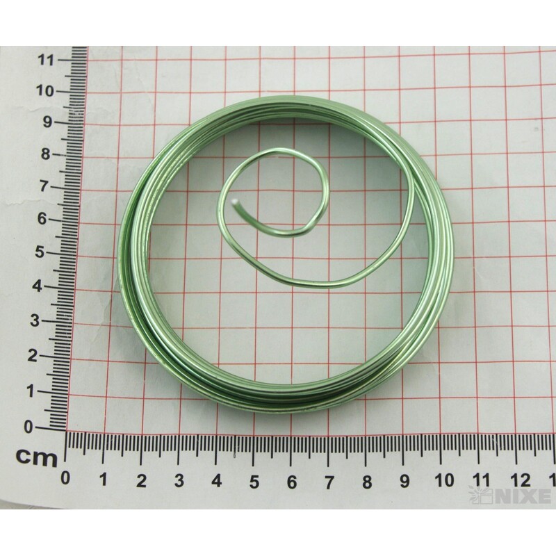 DRÁT HLINÍKOVÝ 2mmx5m*MÁTOVÁ