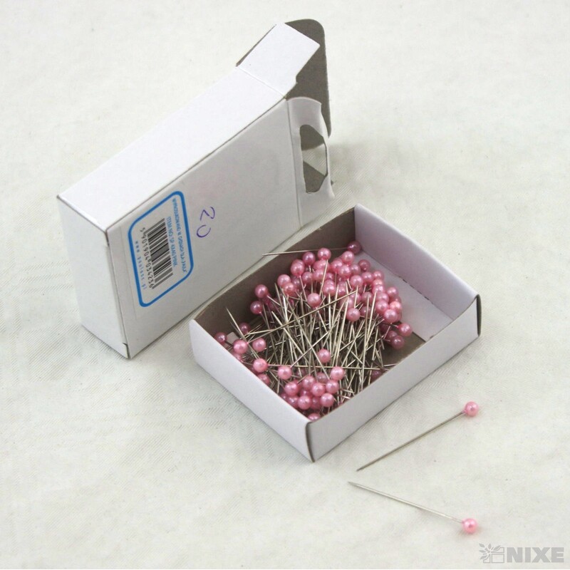 ŠPENDLÍK PL 4mmx4cm 144ks*RŮŽOVÁ SV.