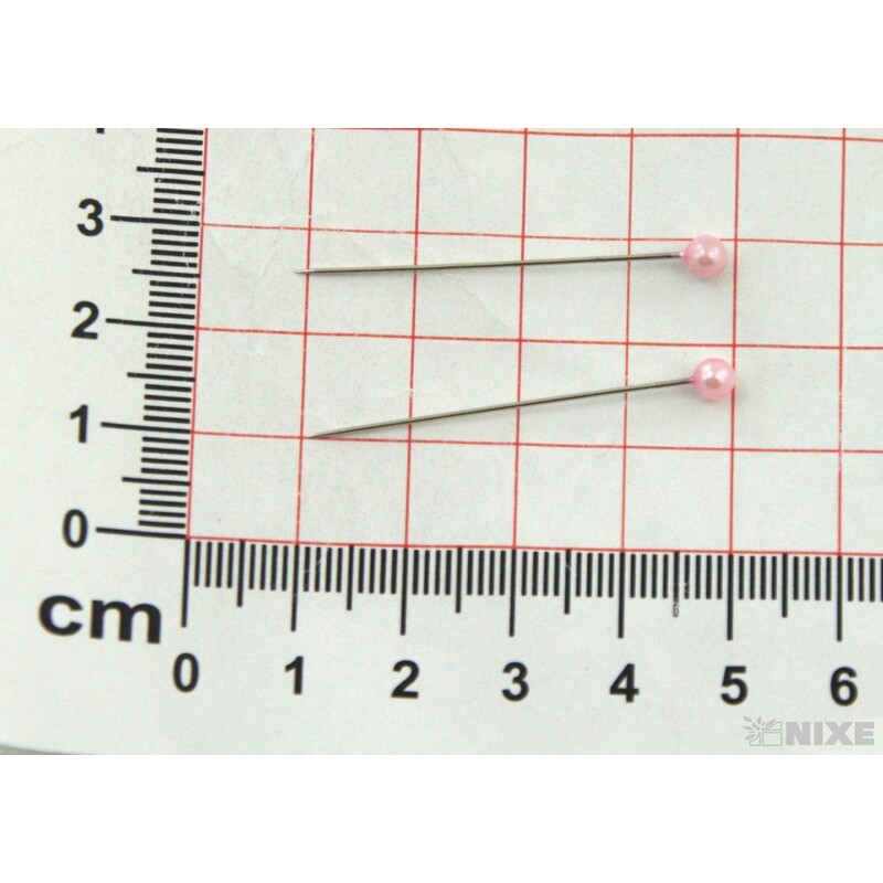 ŠPENDLÍK PL 4mmx4cm 144ks*RŮŽOVÁ SV.