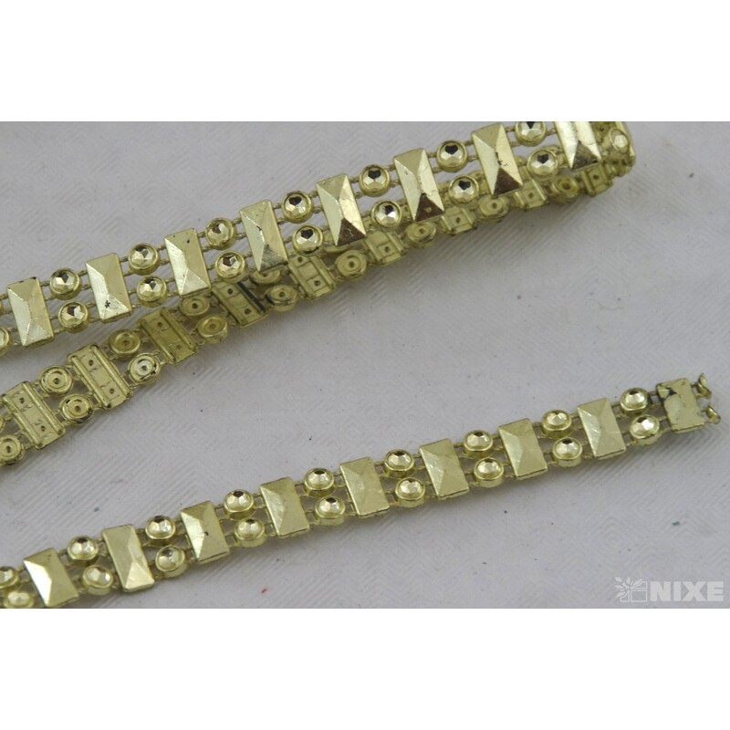 PÁSEK METAL DEKOR 10mmx9m*ZLATÁ