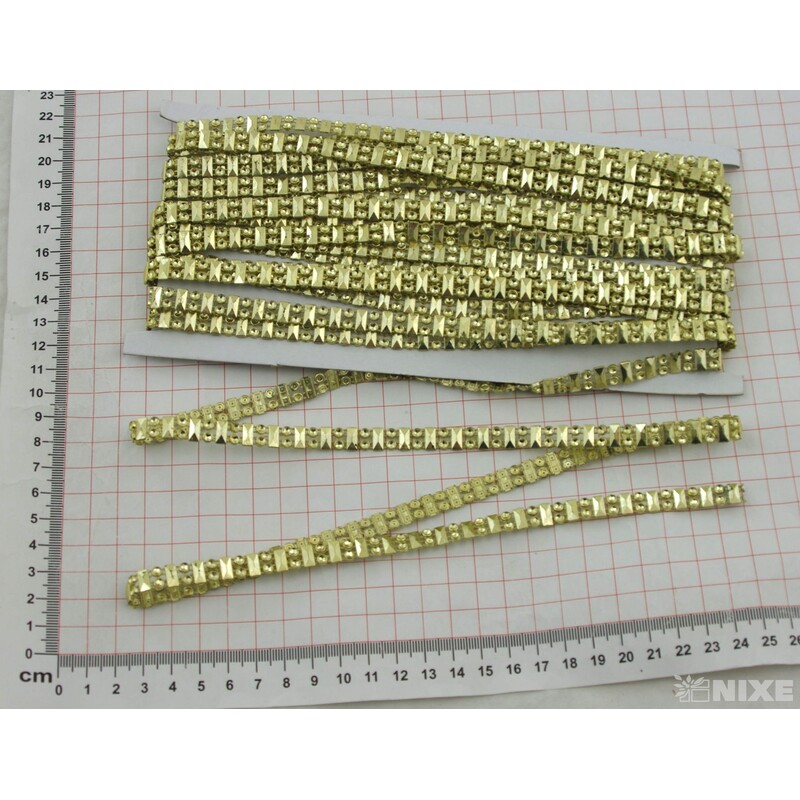 PÁSEK METAL DEKOR 10mmx9m*ZLATÁ