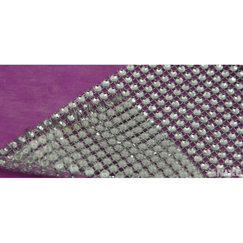 PÁSEK METAL DEKOR 110mmx9m*STŘÍBRNÁ