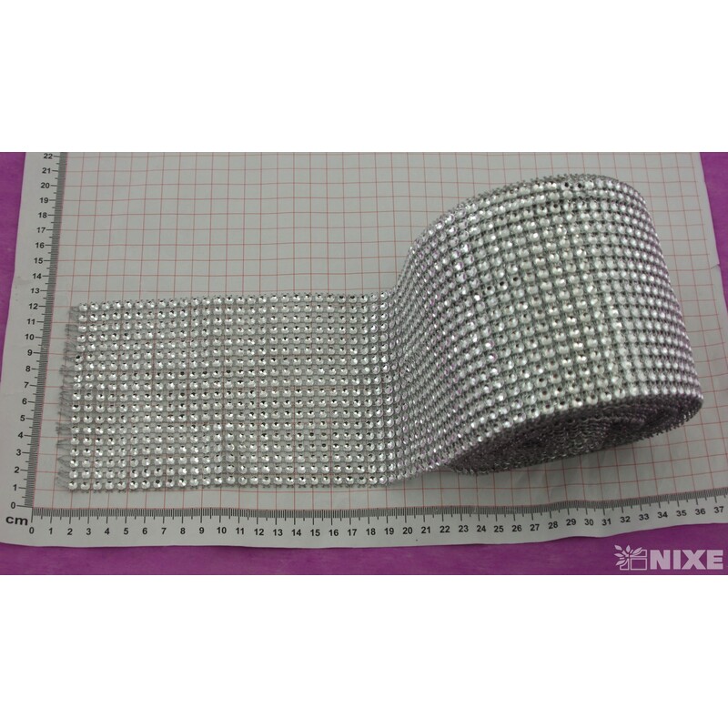 PÁSEK METAL DEKOR 110mmx9m*STŘÍBRNÁ