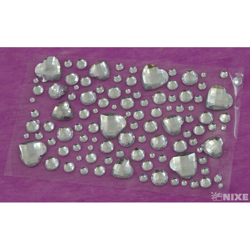 SRDÍČKA NALEP.*PRŮHLEDNÁ