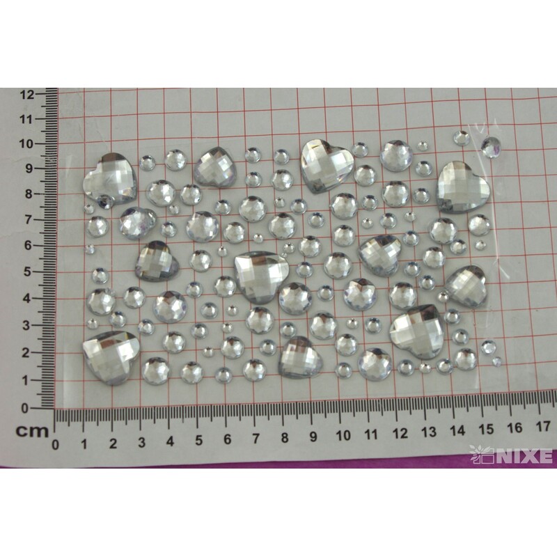 SRDÍČKA NALEP.*PRŮHLEDNÁ