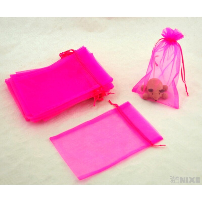SÁČEK ORGANZA 14x20cm*RŮŽOVÁ