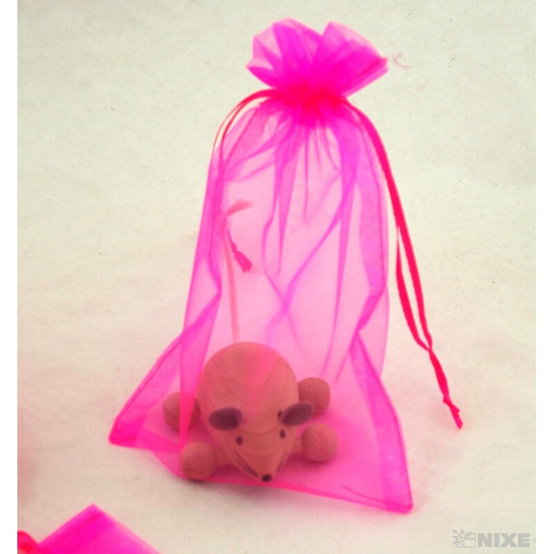 SÁČEK ORGANZA 14x20cm*RŮŽOVÁ