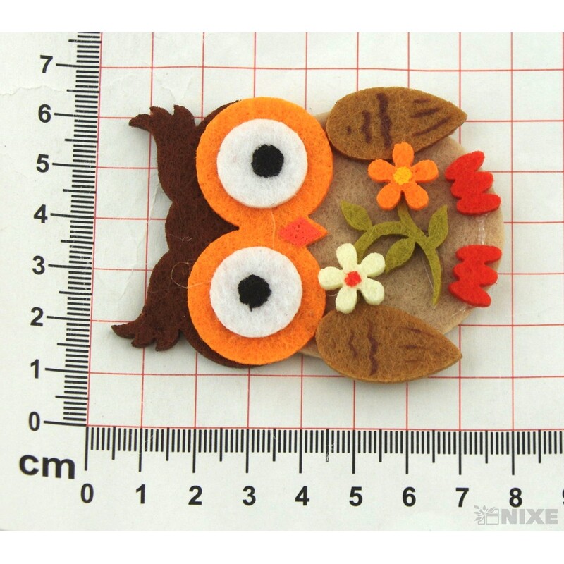 SOVA NALEPOVACÍ FILC 6,5x6cm 4ks*