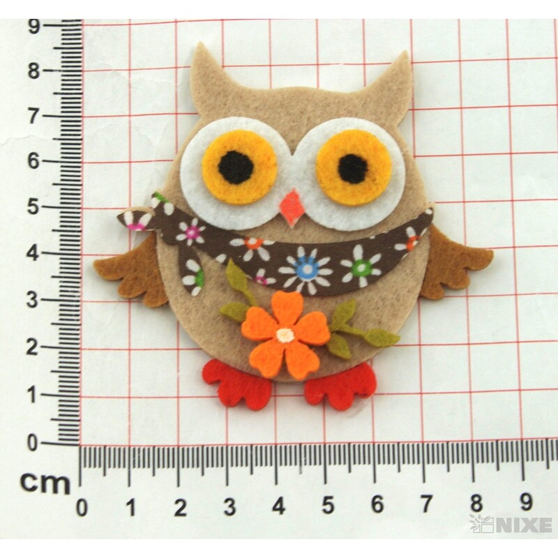 SOVA NALEPOVACÍ FILC 6,5x6cm 4ks*