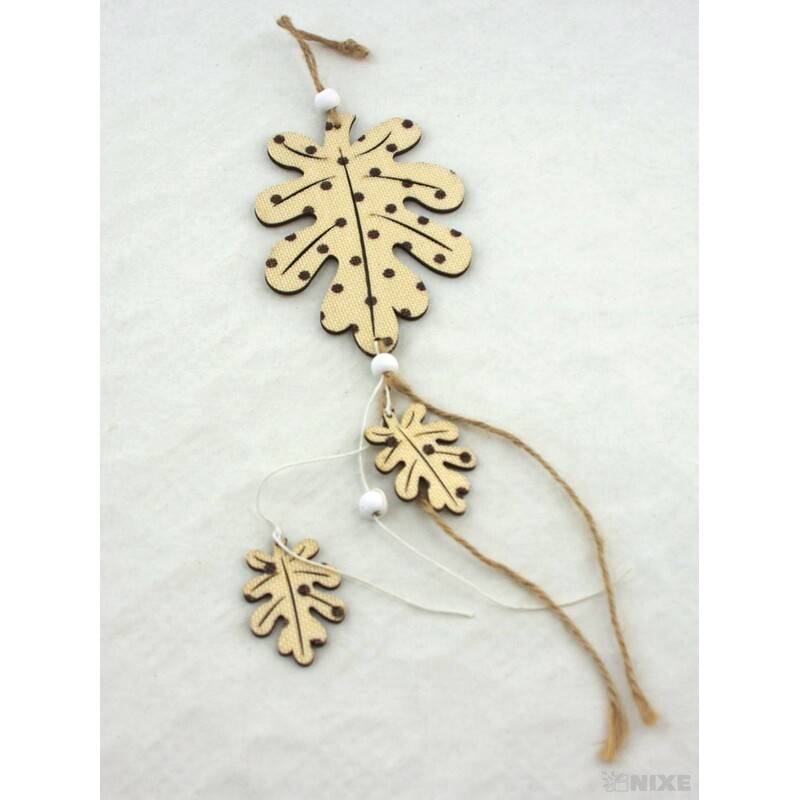 ZÁVĚS LIST 12x38cm*MIX BAREV