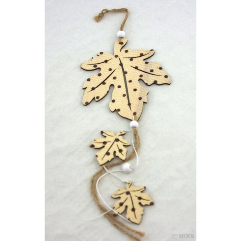 ZÁVĚS LIST 12x38cm*MIX BAREV