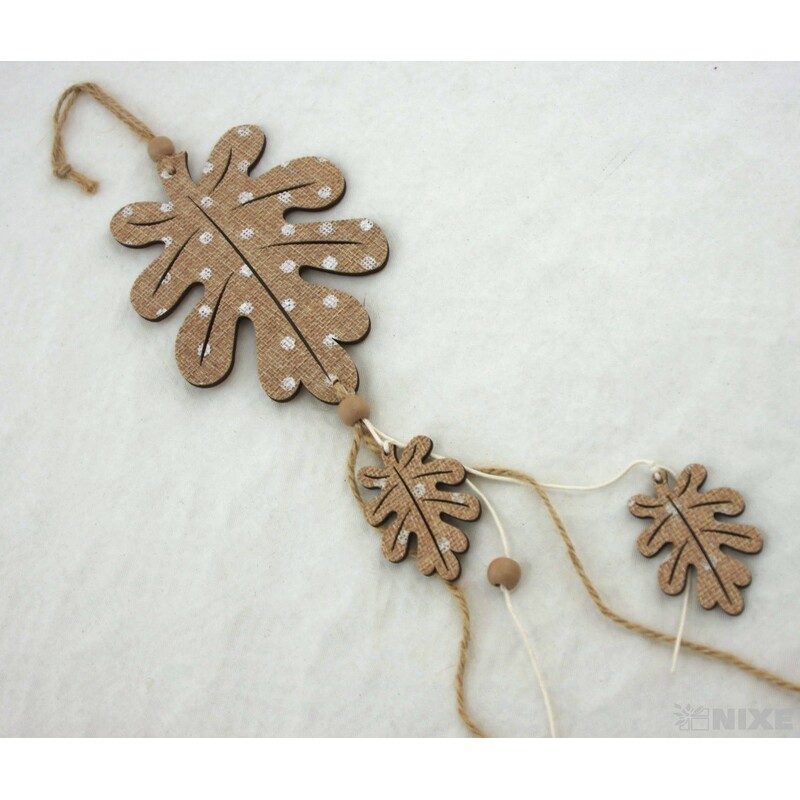 ZÁVĚS LIST 12x38cm*MIX BAREV