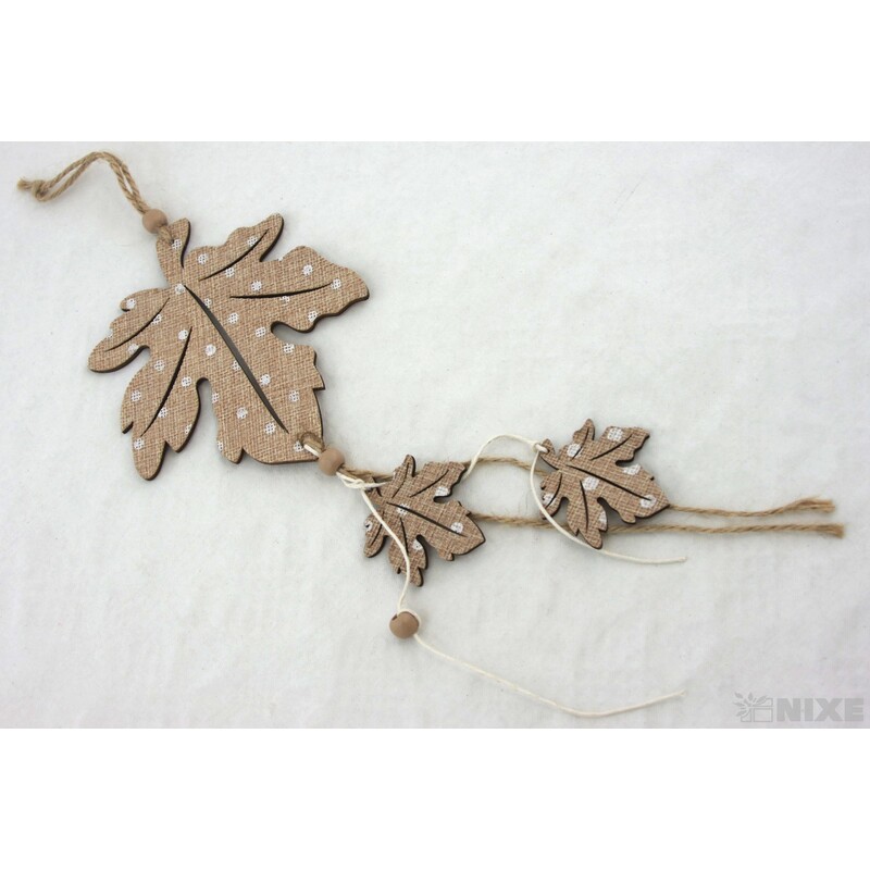 ZÁVĚS LIST 12x38cm*MIX BAREV