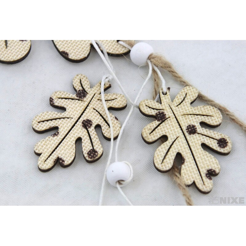 ZÁVĚS LIST 12x38cm*MIX BAREV