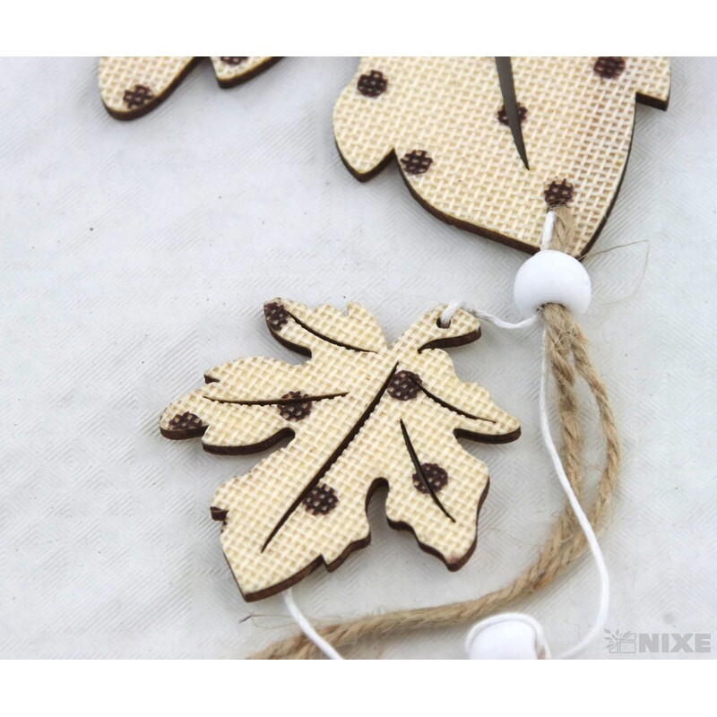 ZÁVĚS LIST 12x38cm*MIX BAREV