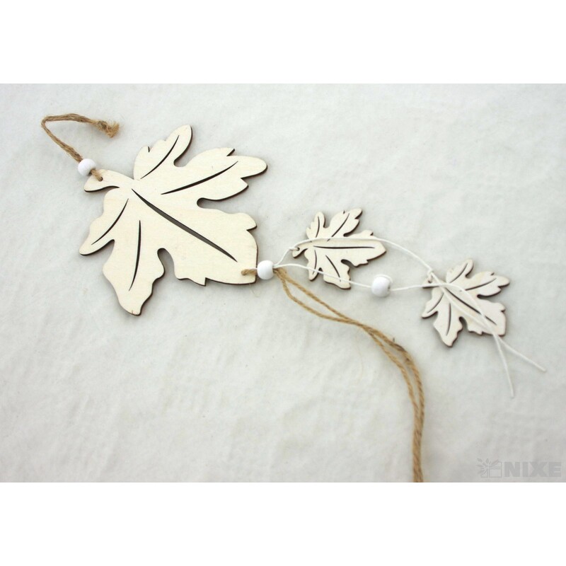 ZÁVĚS LIST 12x38cm*MIX BAREV