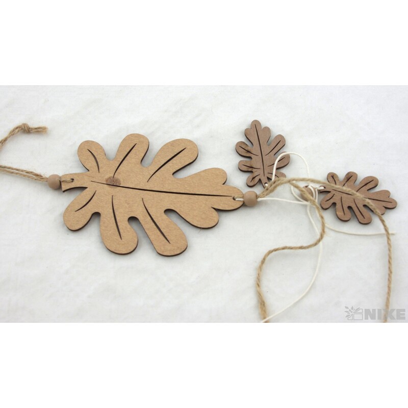 ZÁVĚS LIST 12x38cm*MIX BAREV