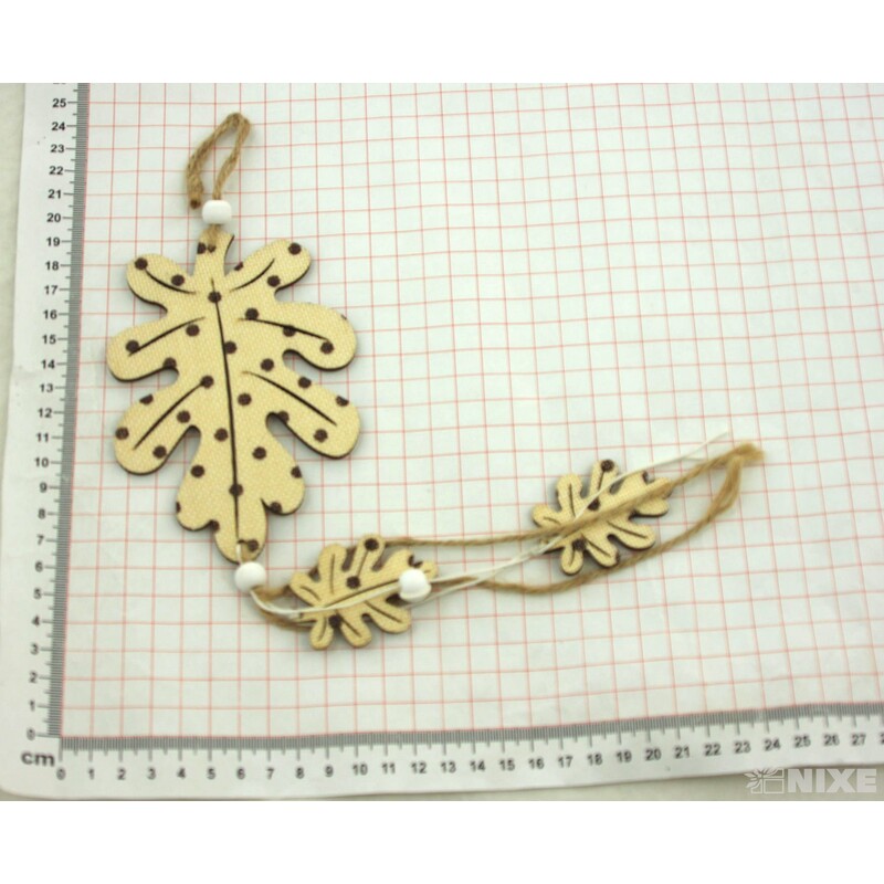 ZÁVĚS LIST 12x38cm*MIX BAREV