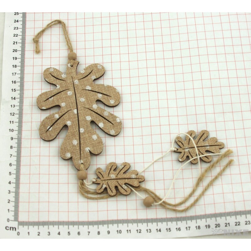 ZÁVĚS LIST 12x38cm*MIX BAREV