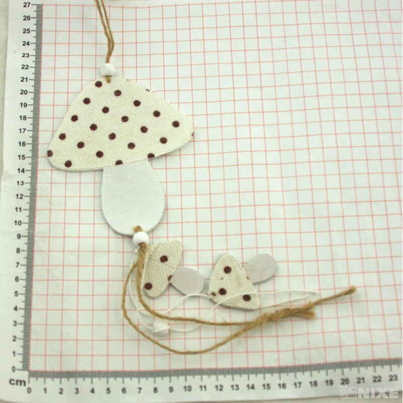 ZÁVĚS HOUBY 15x38cm*MIX BAREV