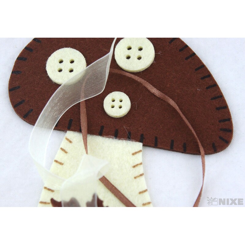 ZÁVĚS FILC HŘÍBEK 16x14cm*