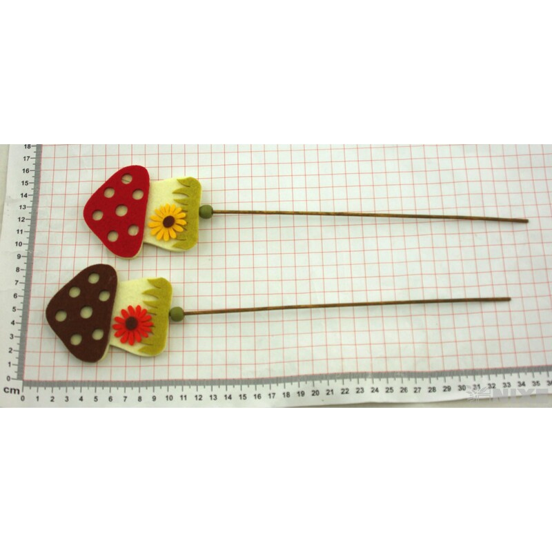 ZÁPICH FILC HŘÍBEK 8x33x7cm 6ks*