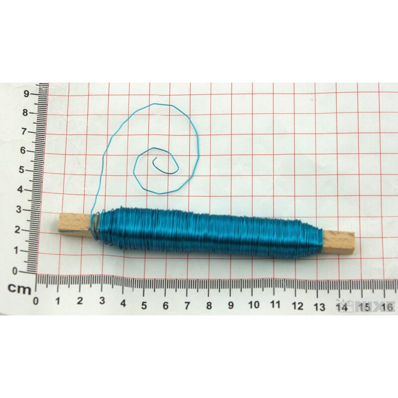 DRÁT BARVA 0,5mm 100g*TYRKYSOVÁ