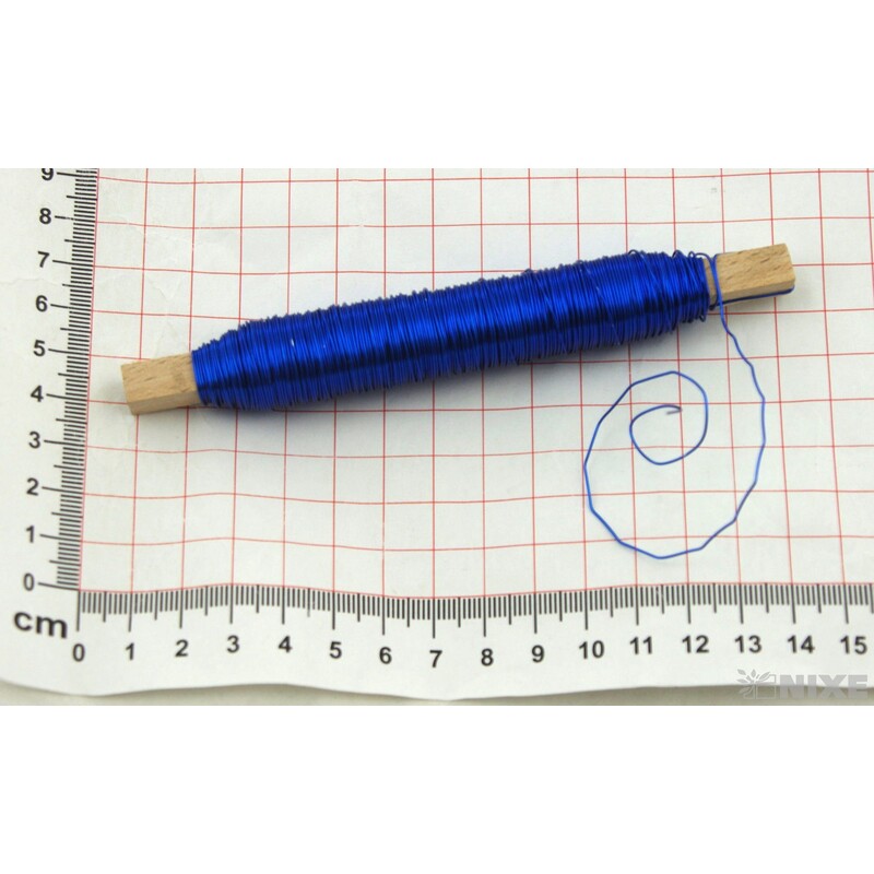 DRÁT BARVA 0,5mm 100g*MODRÁ TM.