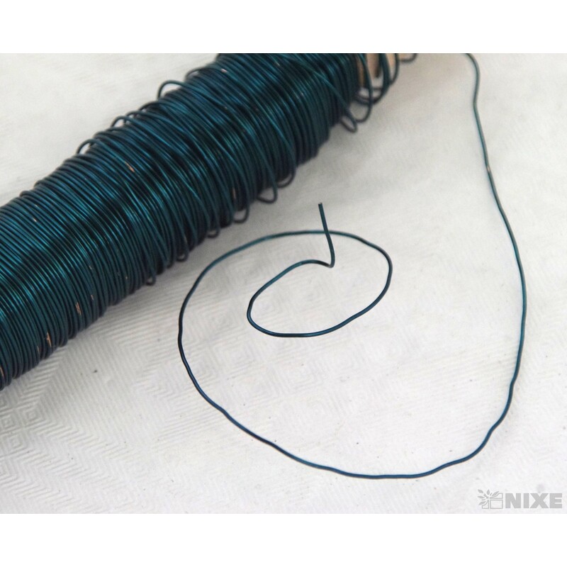 DRÁT BARVA 0,5mm 100g*MODRÁ PETROL