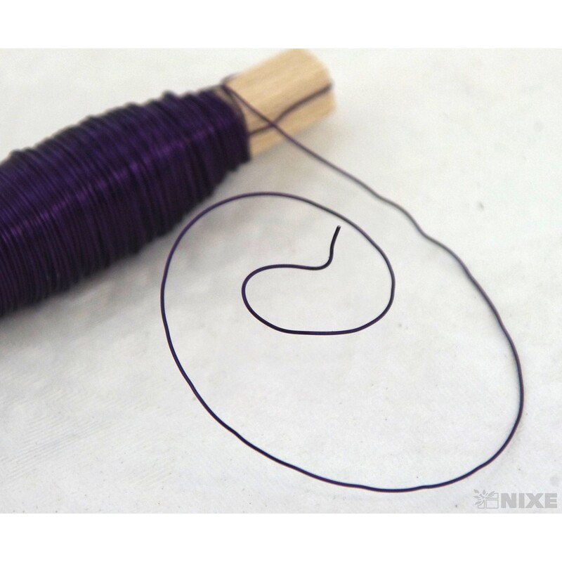 DRÁT BARVA 0,5mm 100g*FIALOVÁ