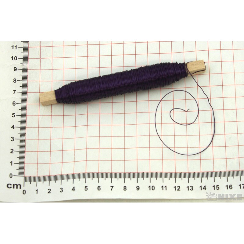 DRÁT BARVA 0,5mm 100g*FIALOVÁ