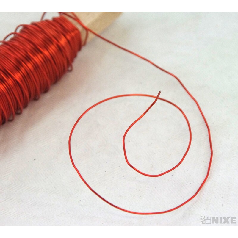 DRÁT BARVA 0,5mm 100g*ORANŽOVÁ