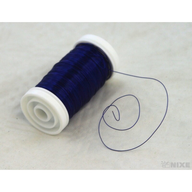 DRÁT BARVA 0,3mm 100g*MODRÁ TM.