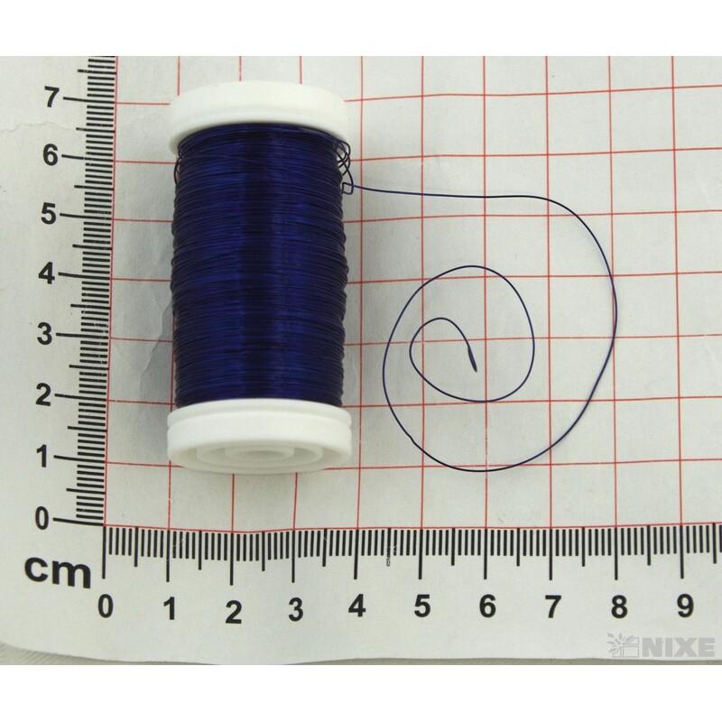 DRÁT BARVA 0,3mm 100g*MODRÁ TM.