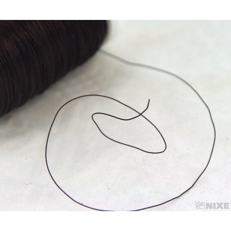 DRÁT BARVA 0,3mm 100g*HNĚDÁ