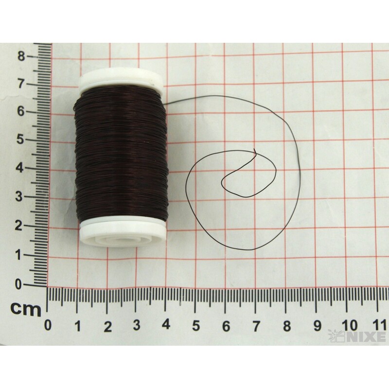 DRÁT BARVA 0,3mm 100g*HNĚDÁ