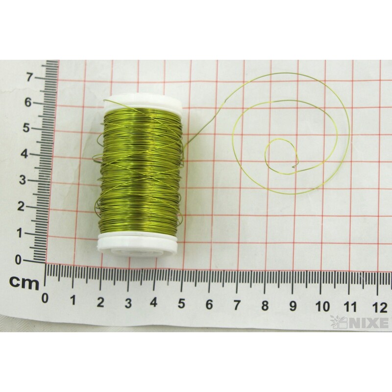 DRÁT BARVA 0,3mm 100g*ŽLUTÁ