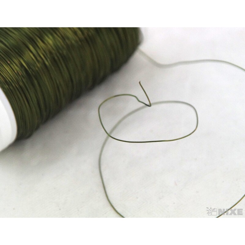 DRÁT BARVA 0,3mm 100g*ZELENÁ TM.