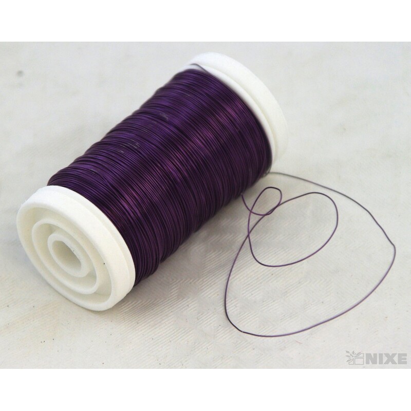 DRÁT BARVA 0,3mm 100g*FIALOVÁ