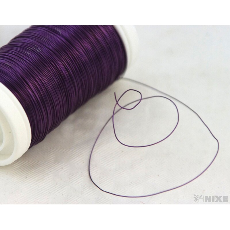 DRÁT BARVA 0,3mm 100g*FIALOVÁ