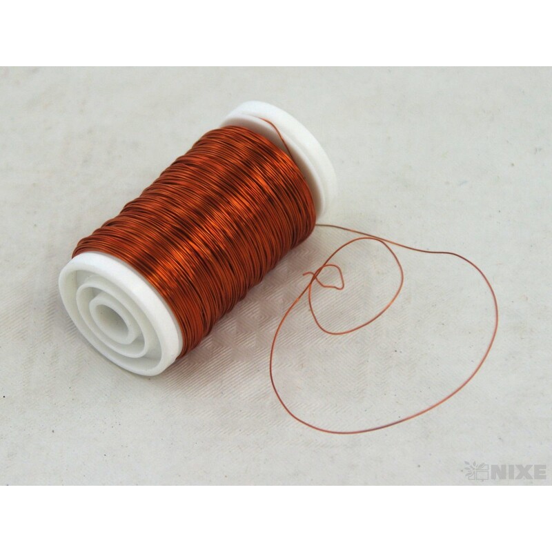 DRÁT BARVA 0,3mm 100g*ORANŽOVÁ