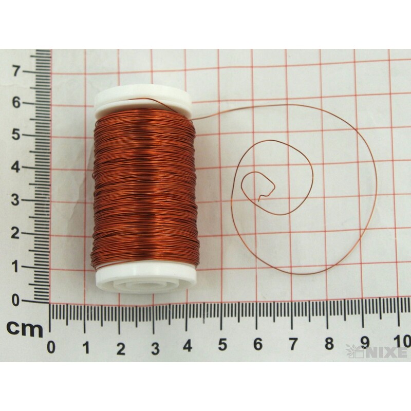 DRÁT BARVA 0,3mm 100g*ORANŽOVÁ