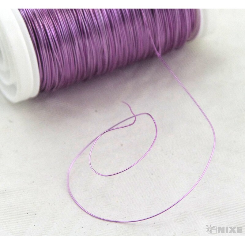 DRÁT BARVA 0,3mm 100g*FIALOVÁ SV.