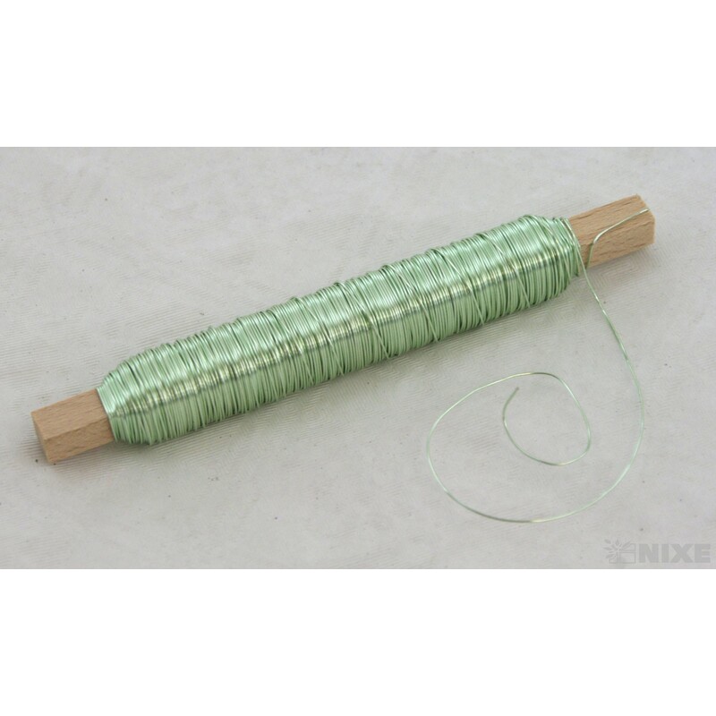 DRÁT BARVA 0,5mm 100g*ZELENÁ MÁTOVÁ