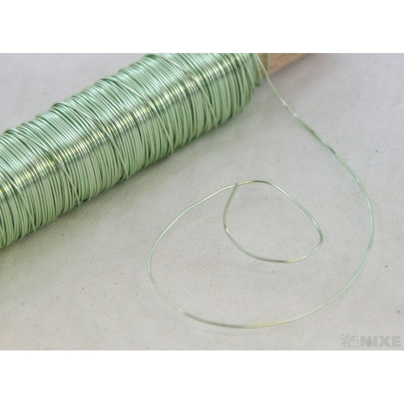 DRÁT BARVA 0,5mm 100g*ZELENÁ MÁTOVÁ