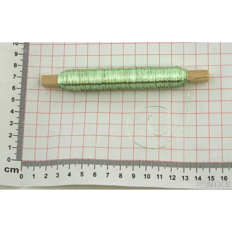 DRÁT BARVA 0,5mm 100g*ZELENÁ MÁTOVÁ