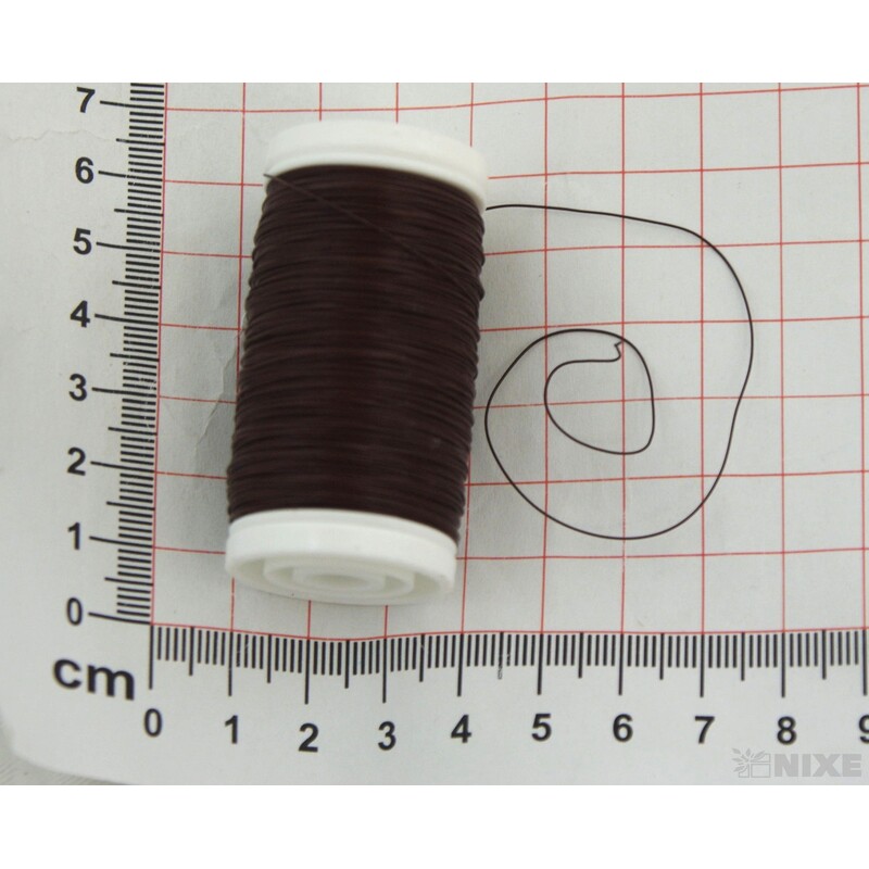 DRÁT MYRTOVÝ 0,35mm 100g*HNĚDÁ V+