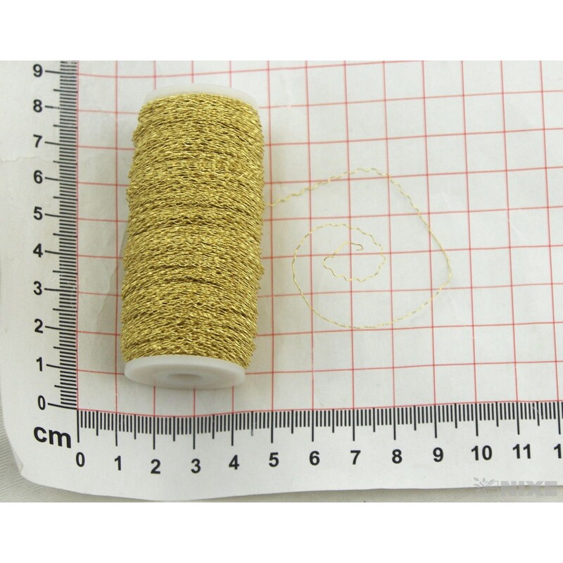 DRÁT EFFEKT 0,3mm 100g*ZLATÁ