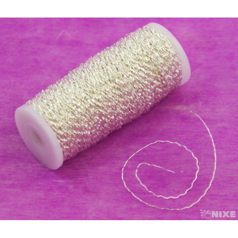 DRÁT EFFEKT 0,3mm 100g*STŘÍBRNÁ